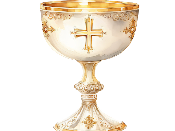 Christening celebration chalice decoration